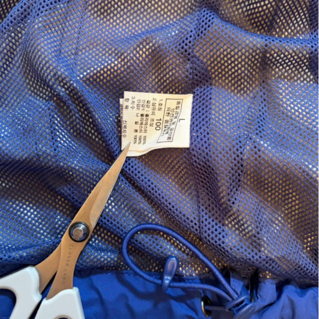 노스페이스 WINDSTOPPER 나일론 재킷 네이비 100 L