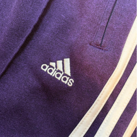 adidas アディダス トラックパンツ ジャージ 希少カラー パープル 紫色 S