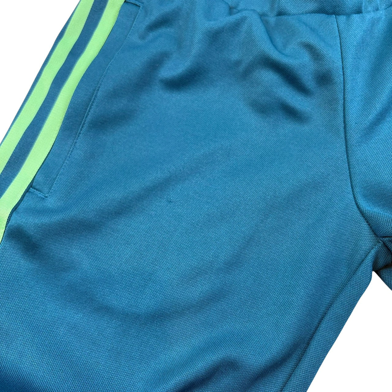 adidas アディダス ジャージ ヨーロッパシリーズ レディース 青グリーン S-M 相当