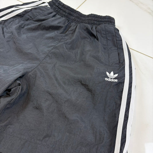 adidas アディダス ジョガーパンツ シャカシャカ生地 ブラック 黒 XS