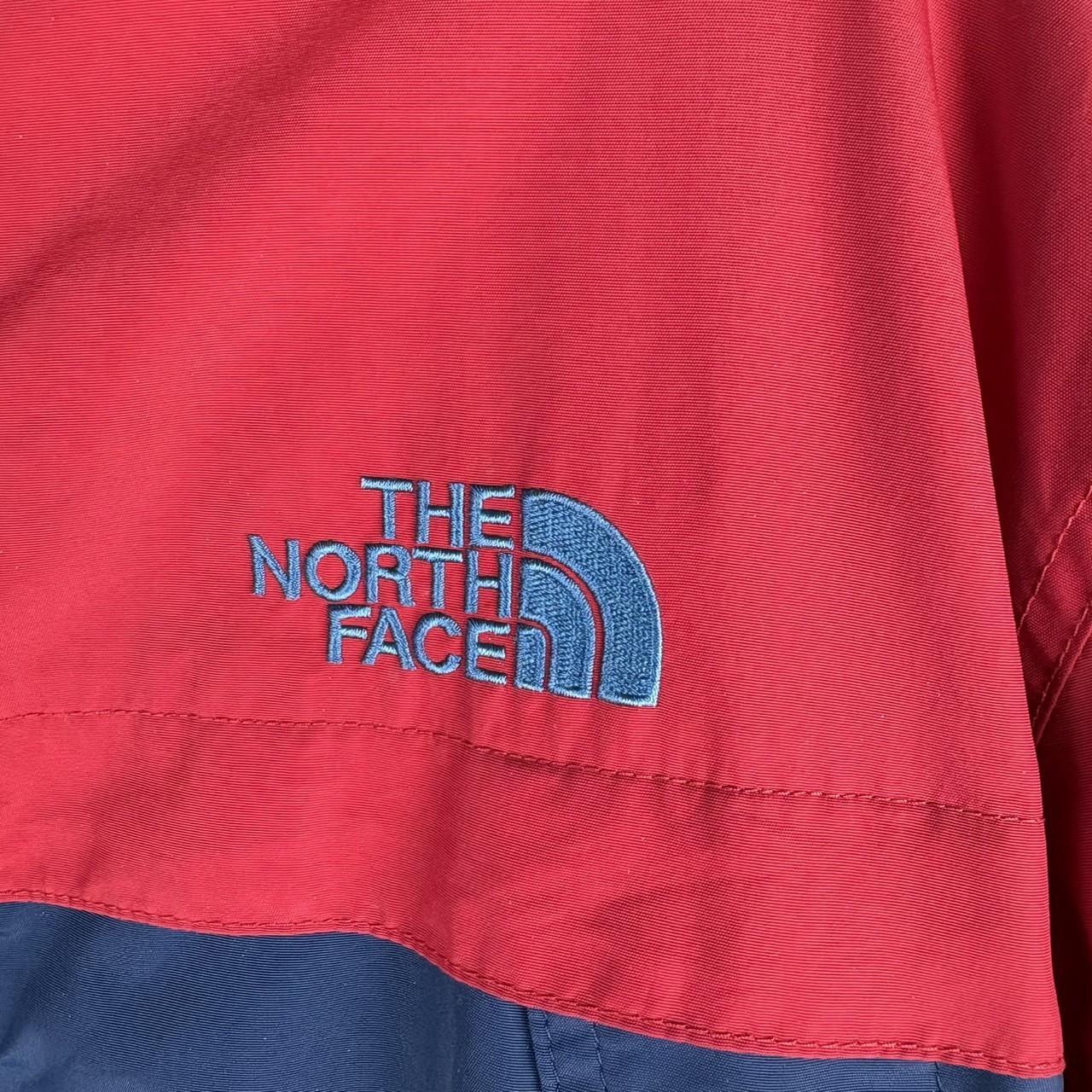 THE NORTH FACE マウンテンパーカー レッド×ネイビー M