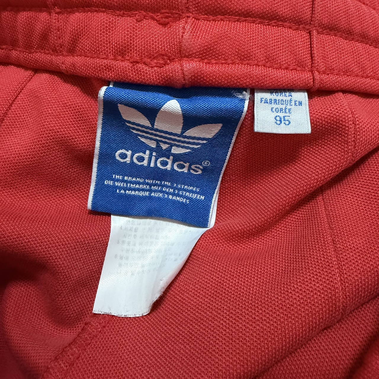 adidas アディダス ヨーロッパシリーズ トラックパンツ ジャージ 赤 M
