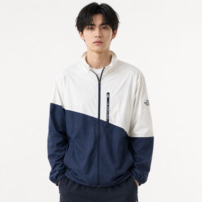 THE NORTH FACE Lightweight Nylon Jacket White x Navy L