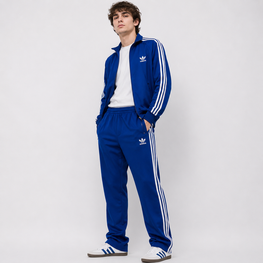 adidas アディダス ジャージ ヨーロッパシリーズ トラックパンツ ブルー M