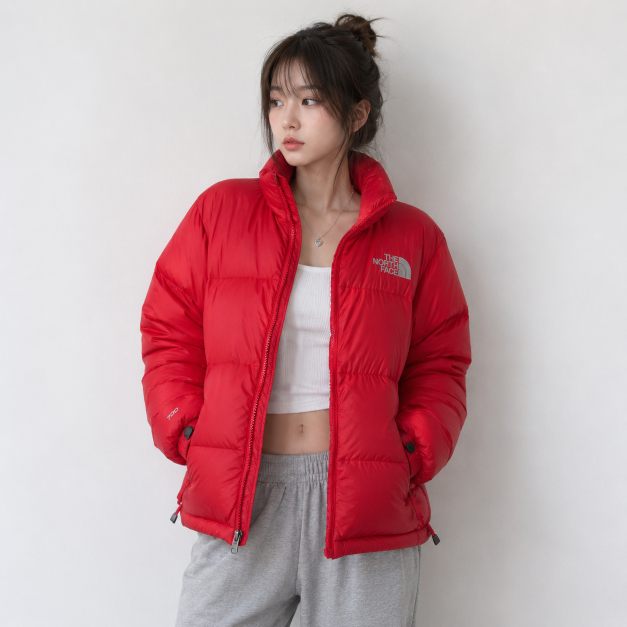 THE NORTH FACE 700 Fill Down Red M