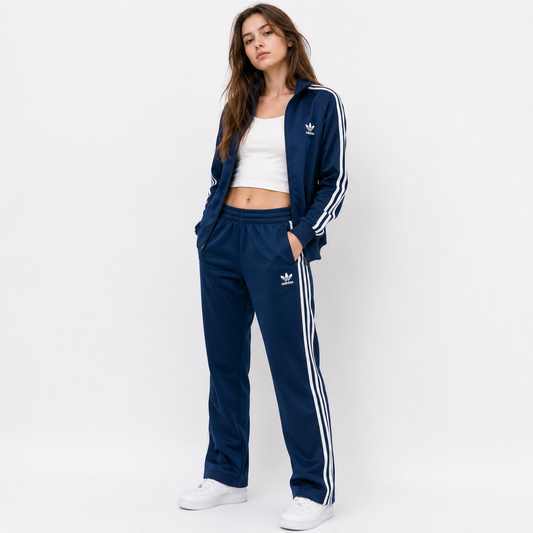 adidas アディダス ジャージ ベッケンバウアーシリーズ トラックパンツ ネイビーブルー M