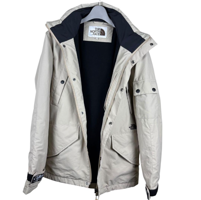THE NORTH FACE マウンテンパーカー ホワイトレーベル ベージュ S