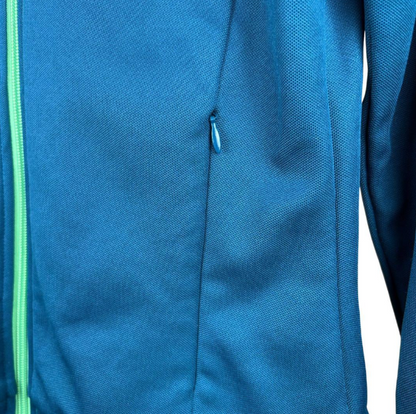 adidas アディダストラックジャケット ファイヤーバード 青緑 M