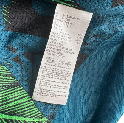 adidas アディダストラックジャケット ファイヤーバード 青緑 M
