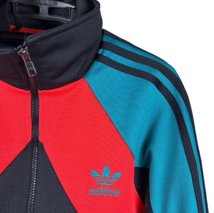 adidas アディダス トラックジャケット ジャージ ファイヤーバード グリーン×レッド×ブラック（マルチカラー）S