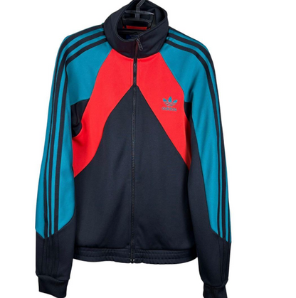 adidas アディダス トラックジャケット ジャージ ファイヤーバード グリーン×レッド×ブラック（マルチカラー）S