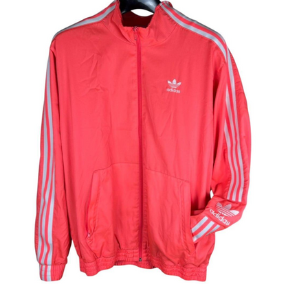 adidas アディダス ロックアップジャケット ピンク XL