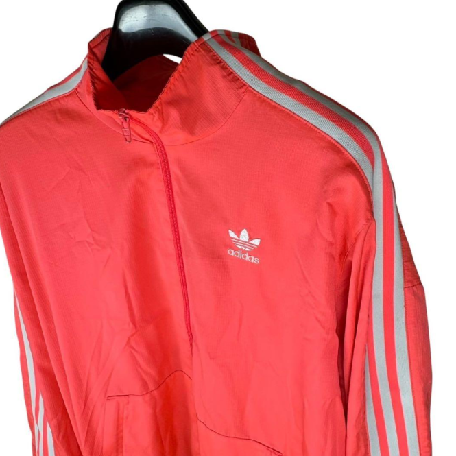 adidas アディダス ロックアップジャケット ピンク XL