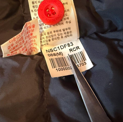 THE NORTH FACE Long Down Coat Down Parka Red M