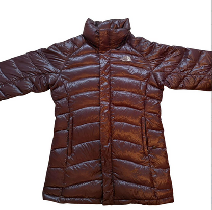 THE NORTH FACE 北面 女士羽绒服 酒红色 L码