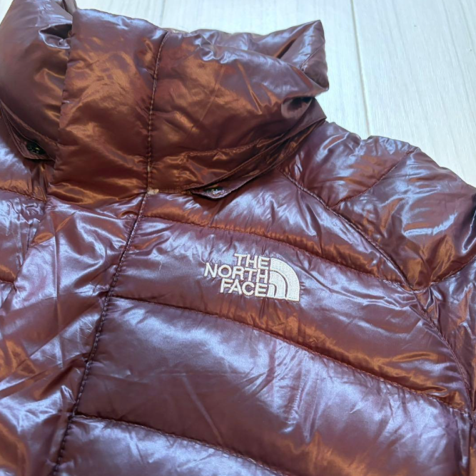 THE NORTH FACE 北面 女士羽绒服 酒红色 L码