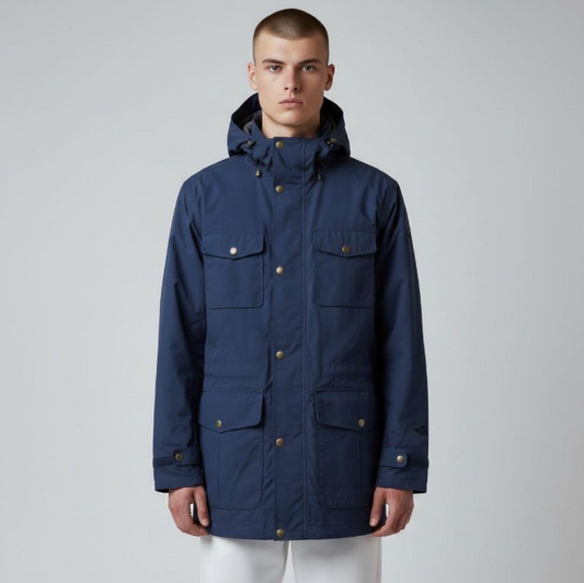 THE NORTH FACE Field Jacket, Navy, XL