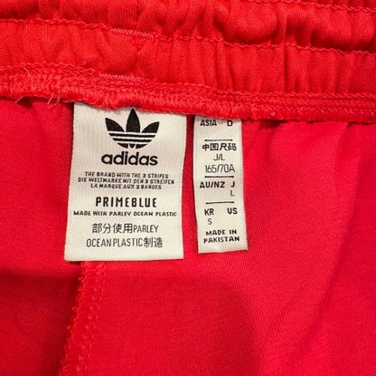 adidas アディダス スーパースター トラックパンツ 赤 M