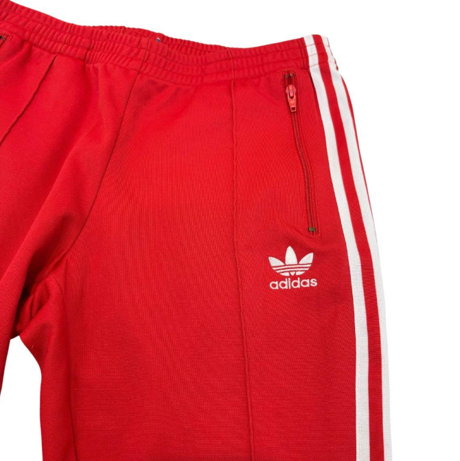 adidas アディダス ヨーロッパシリーズ トラックパンツ レッド L