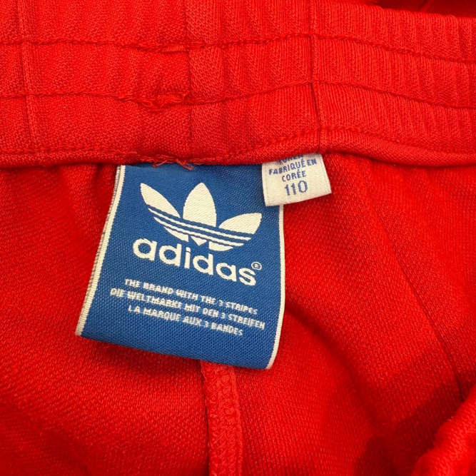 adidas アディダス ヨーロッパシリーズ トラックパンツ レッド L