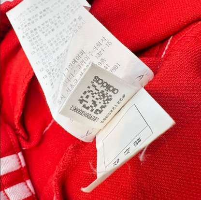 adidas アディダス ヨーロッパシリーズ トラックパンツ レッド L