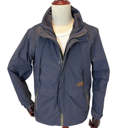 THE NORTH FACE ノースフェイス マウンテンパーカー グレーネイビー L