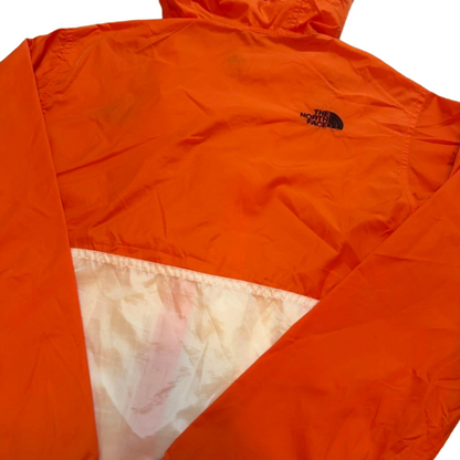 THE NORTH FACE ナイロンジャケット オレンジ ホワイト XS