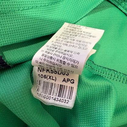 THE NORTH FACE ノースフェイス ハーフジップTシャツ グリーン XL