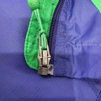 THE NORTH FACE Nylon Jacket Green x Navy x Orange M