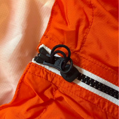 THE NORTH FACE ナイロンジャケット オレンジ ホワイト XS