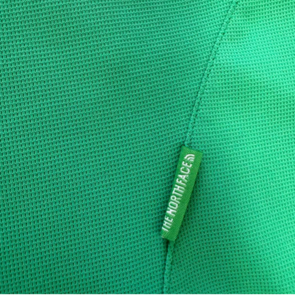 THE NORTH FACE ノースフェイス ハーフジップTシャツ グリーン XL