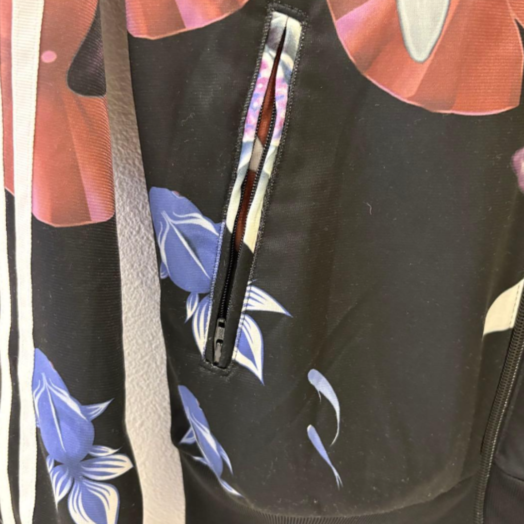 adidas Track Jacket Lotus Print Track Jacket Shinpei Naito Collaboration S