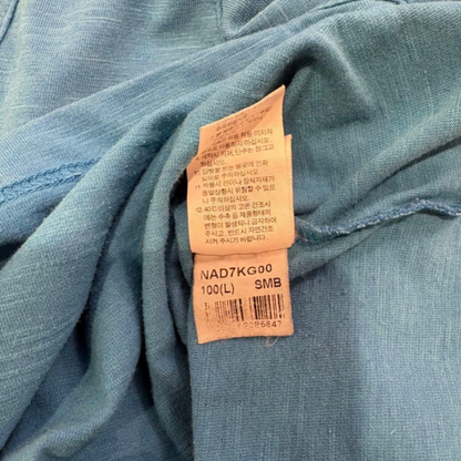 THE NORTH FACE 노스페이스 하프집 티셔츠 블루 L