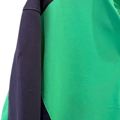 THE NORTH FACE ノースフェイス ハーフジップTシャツ グリーン XL