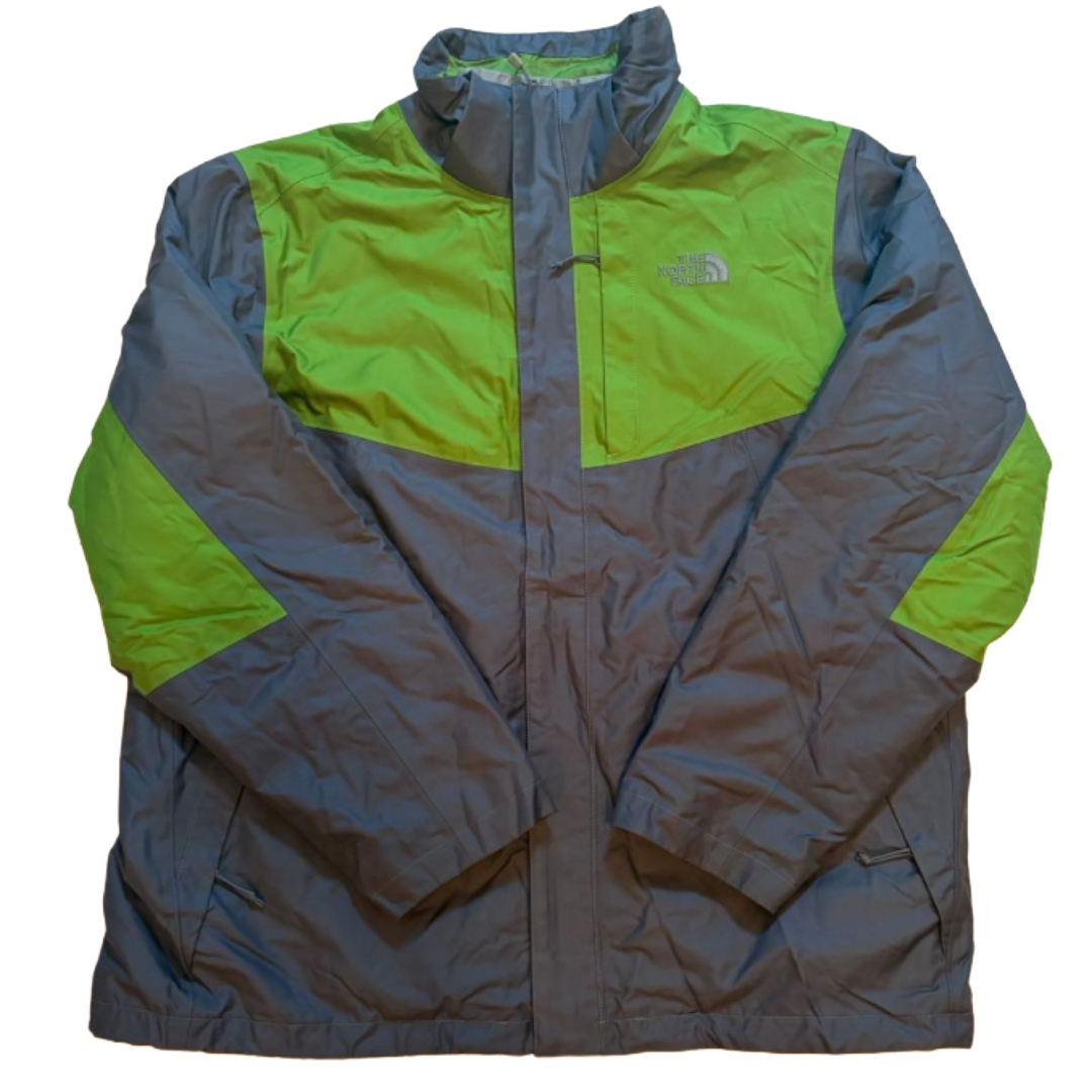 THE NORTH FACE DRYVENT Green x Gray Mountain Parka XL (US L)
