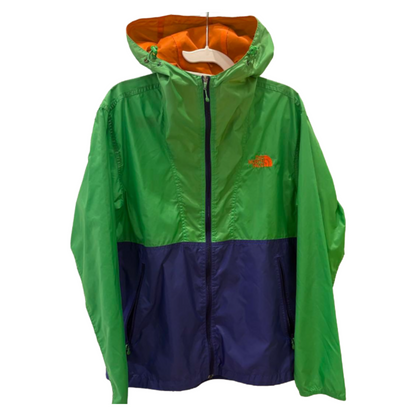 THE NORTH FACE Nylon Jacket Green x Navy x Orange M