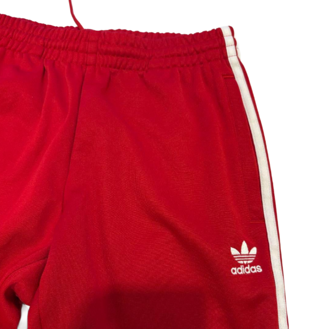 adidas アディダス トラックパンツ ジョガーパンツ レッド XL