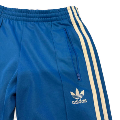 adidas アディダス トラックパンツ ジャージ 青 S