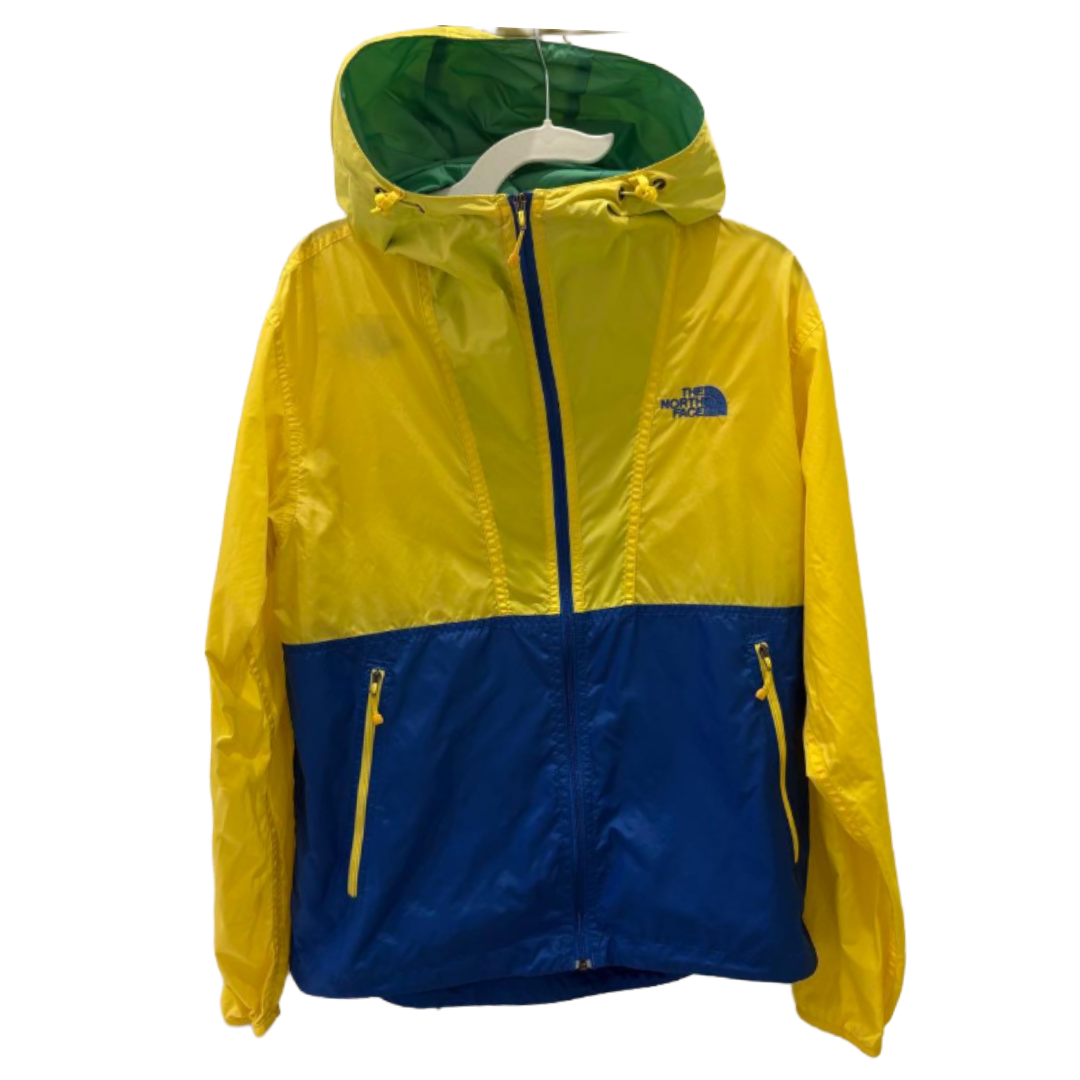 THE NORTH FACE マウンテンパーカー イエロー × ブルー S