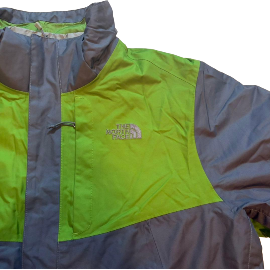 THE NORTH FACE DRYVENT Green x Gray Mountain Parka XL (US L)