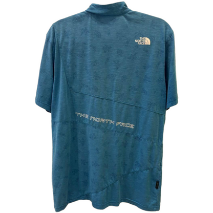 THE NORTH FACE 노스페이스 하프집 티셔츠 블루 L