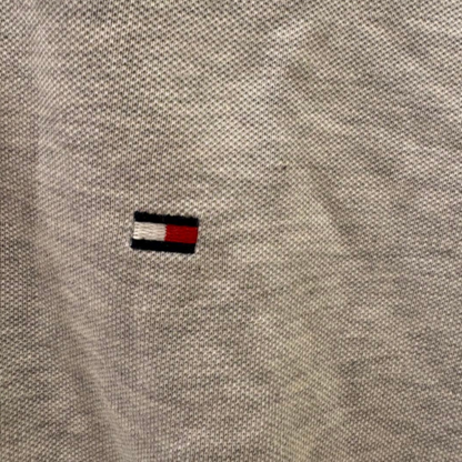 TOMMY HILFIGER トミーヒルフィガー ポロシャツ グレー 半袖 M