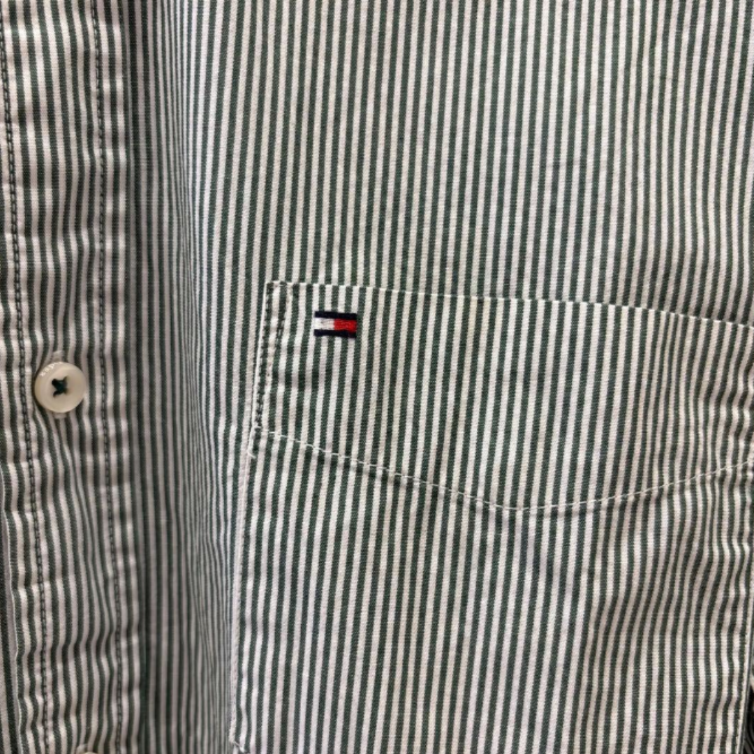 Tommy Hilfiger ストライプ 長袖シャツ M