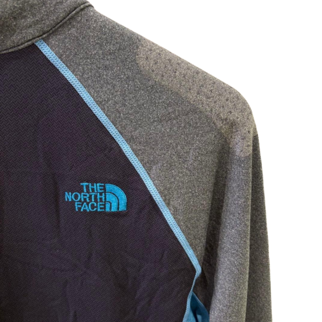 THE NORTH FACE 北面 半拉链长袖T恤 海军蓝 M