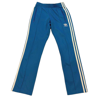 adidas アディダス トラックパンツ ジャージ 青 S