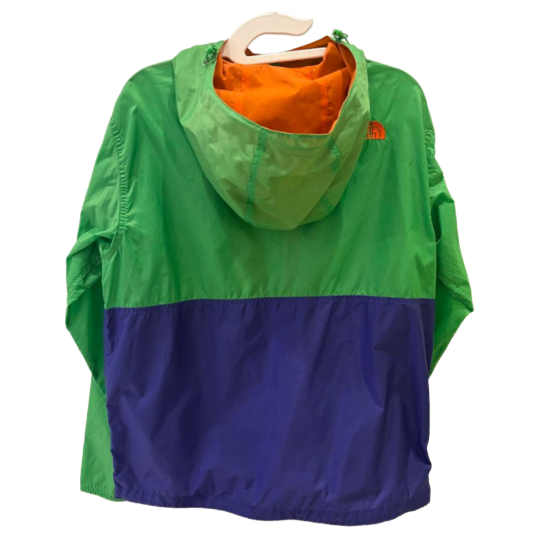THE NORTH FACE Nylon Jacket Green x Navy x Orange M