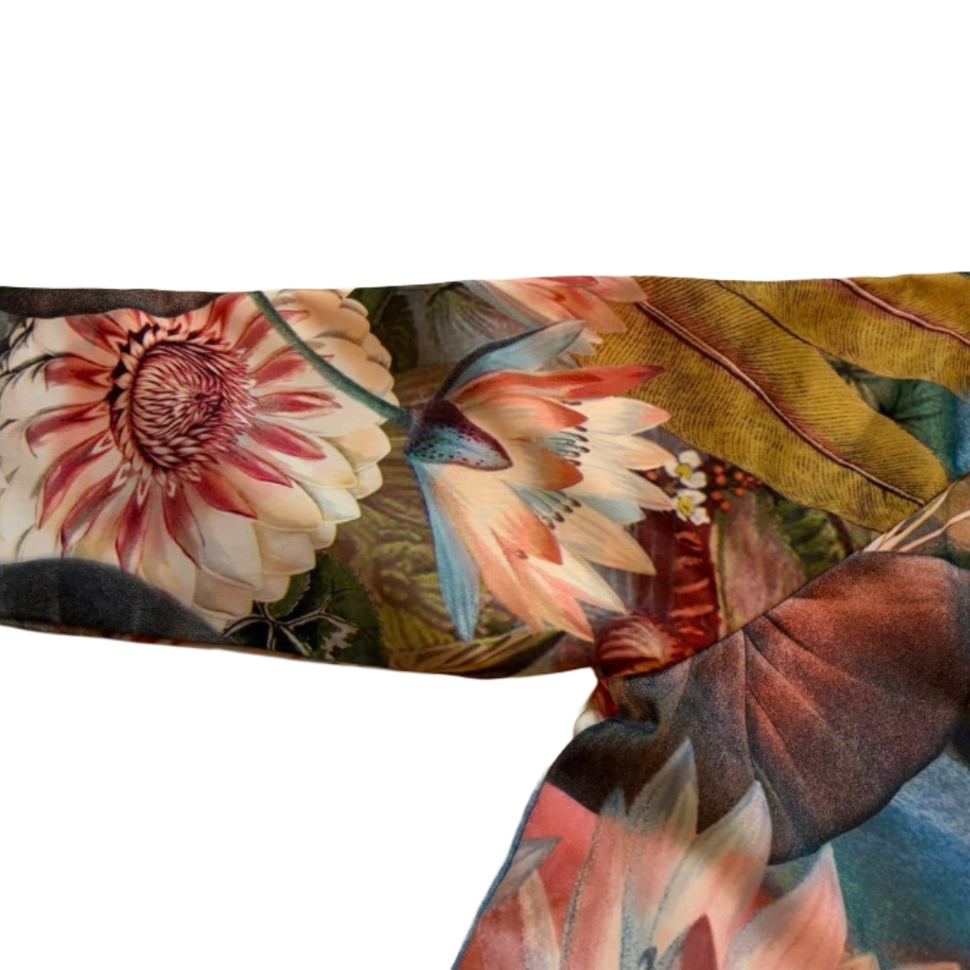 아디다스 트랙재킷 Lotus Print 트랙 팬츠 파이어버드 M