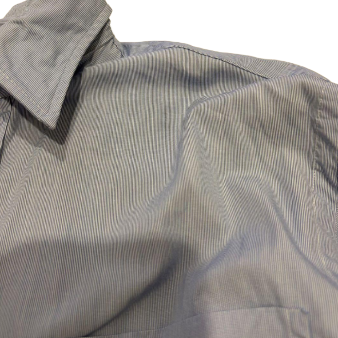 Polo Ralph Lauren 长袖衬衫 90年代复古条纹淡蓝色 XL(LL)