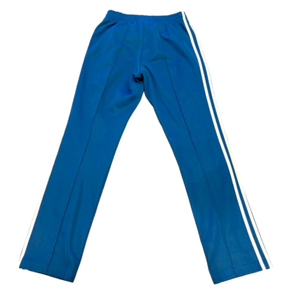 adidas アディダス トラックパンツ ジャージ 青 S
