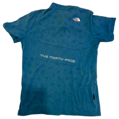 THE NORTH FACE 노스페이스 하프집 티셔츠 블루 L